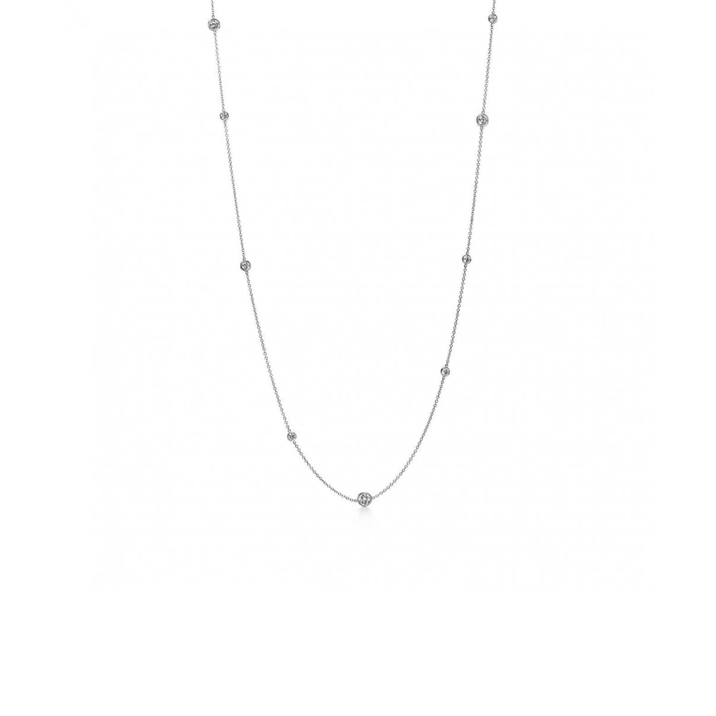 TIFFANY ELSA PERETTI® DIAMONDS BY THE YARD® SPRINKLE NECKLACE IN PLATINUM WITH DIAMONDS 43606248 TIFFANY ELSA PERETTI® DIAMONDS BY THE YARD® SPRINKLE NECKLACE IN PLATINUM WITH DIAMONDS 43606248
